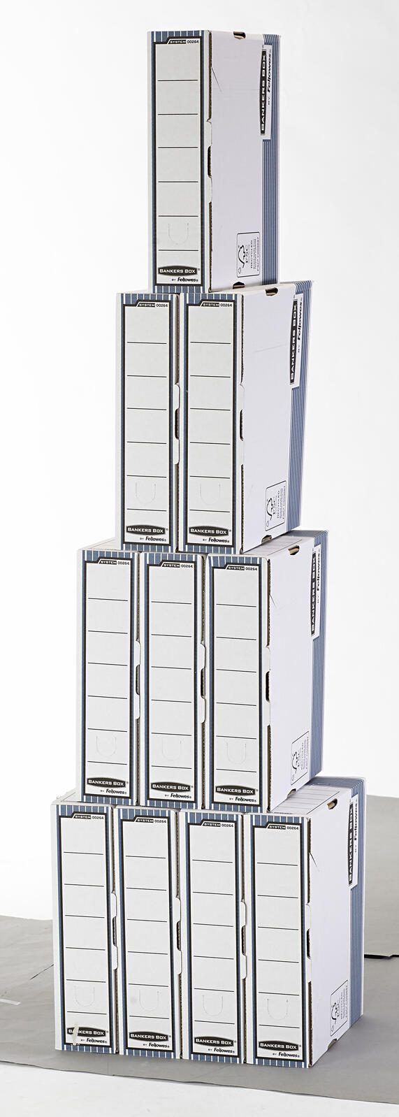 Bankers Box Archivboxen für Ordner 8,0 x 26,5 x 32,7 cm