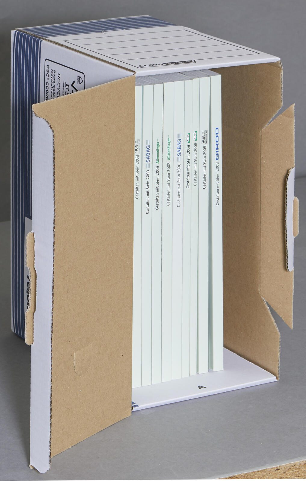Bankers Box Archivboxen für Ordner 15,5 x 26,5 x 32,7 cm