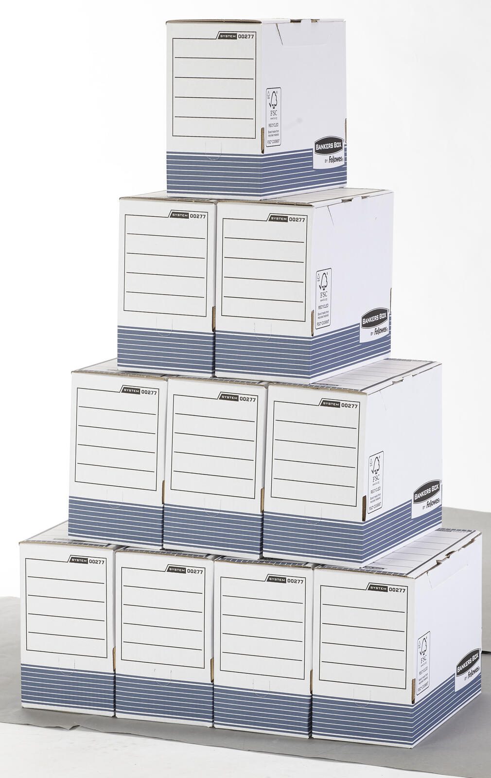 Bankers Box Archivboxen für Ordner 15,5 x 26,5 x 32,7 cm