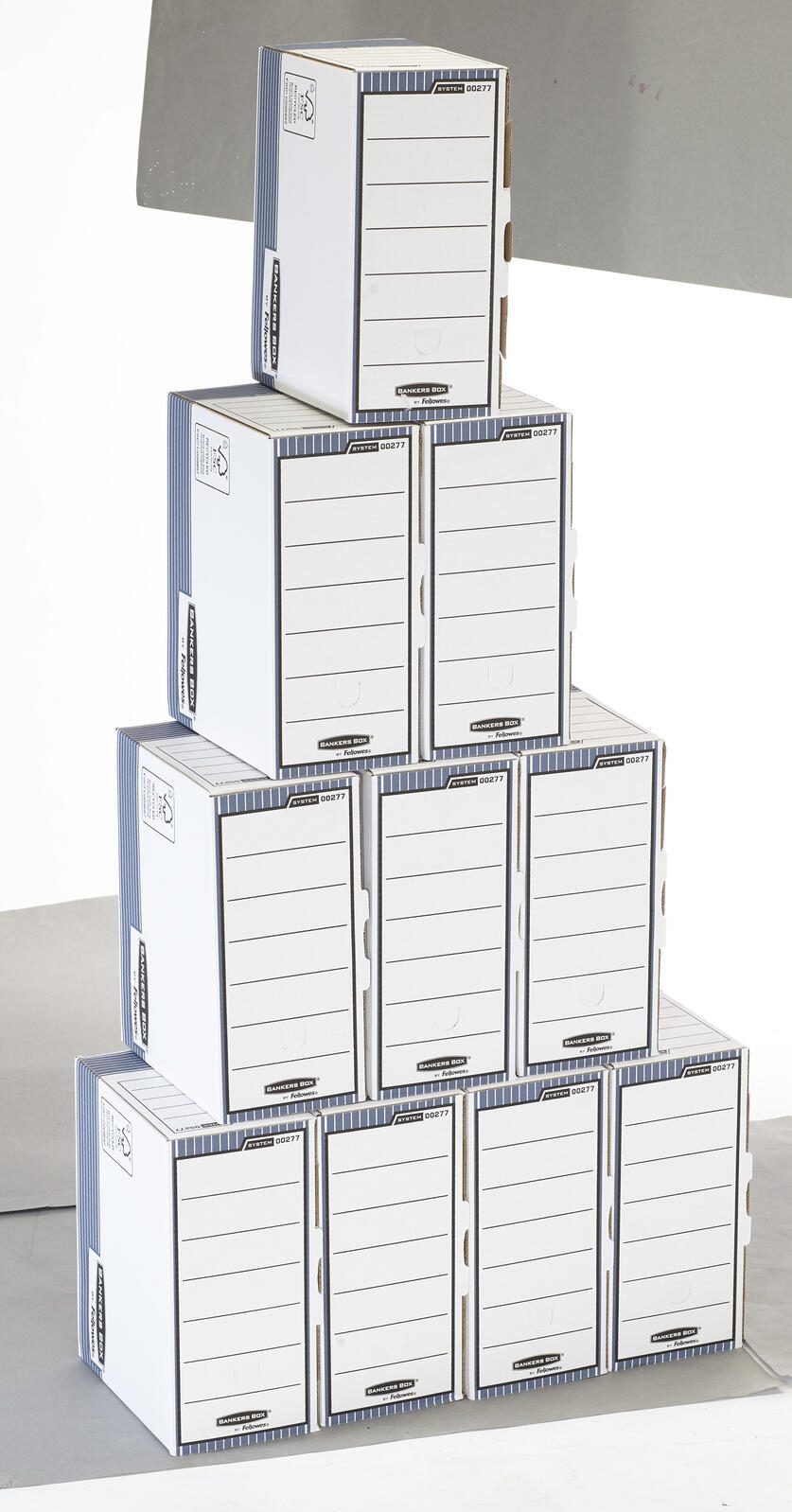 Bankers Box Archivboxen für Ordner 15,5 x 26,5 x 32,7 cm