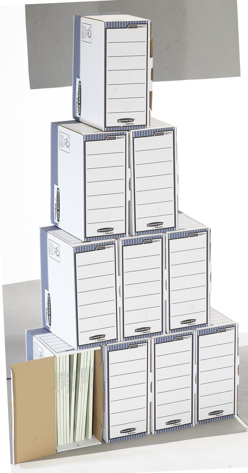 Bankers Box Archivboxen für Ordner 15,5 x 26,5 x 32,7 cm