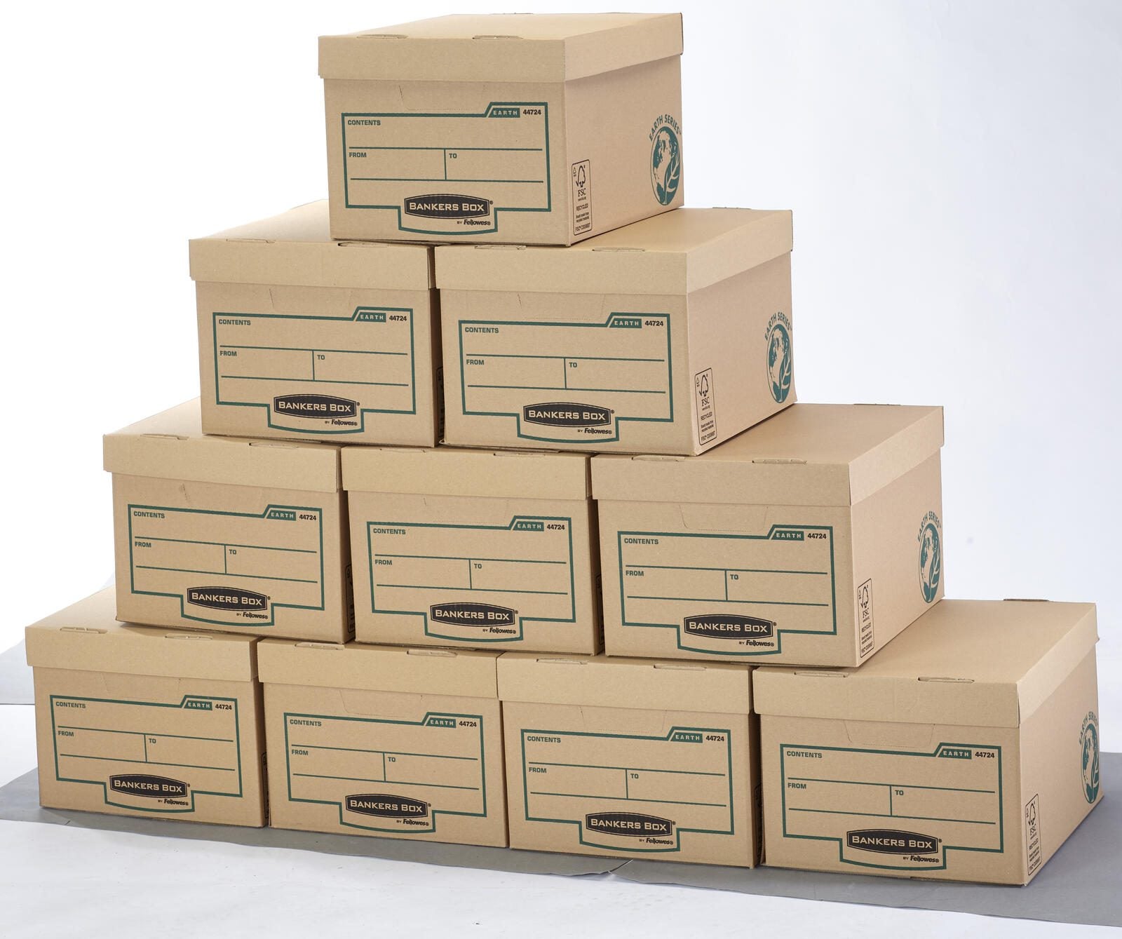 Bankers Box Archivboxen für Ordner 32,6 x 39,6 x 25,7 cm