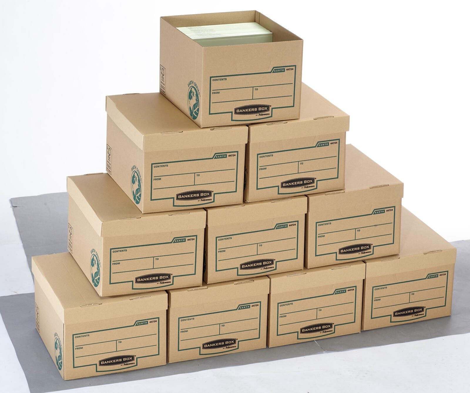 Bankers Box Archivboxen für Ordner 32,6 x 39,6 x 25,7 cm