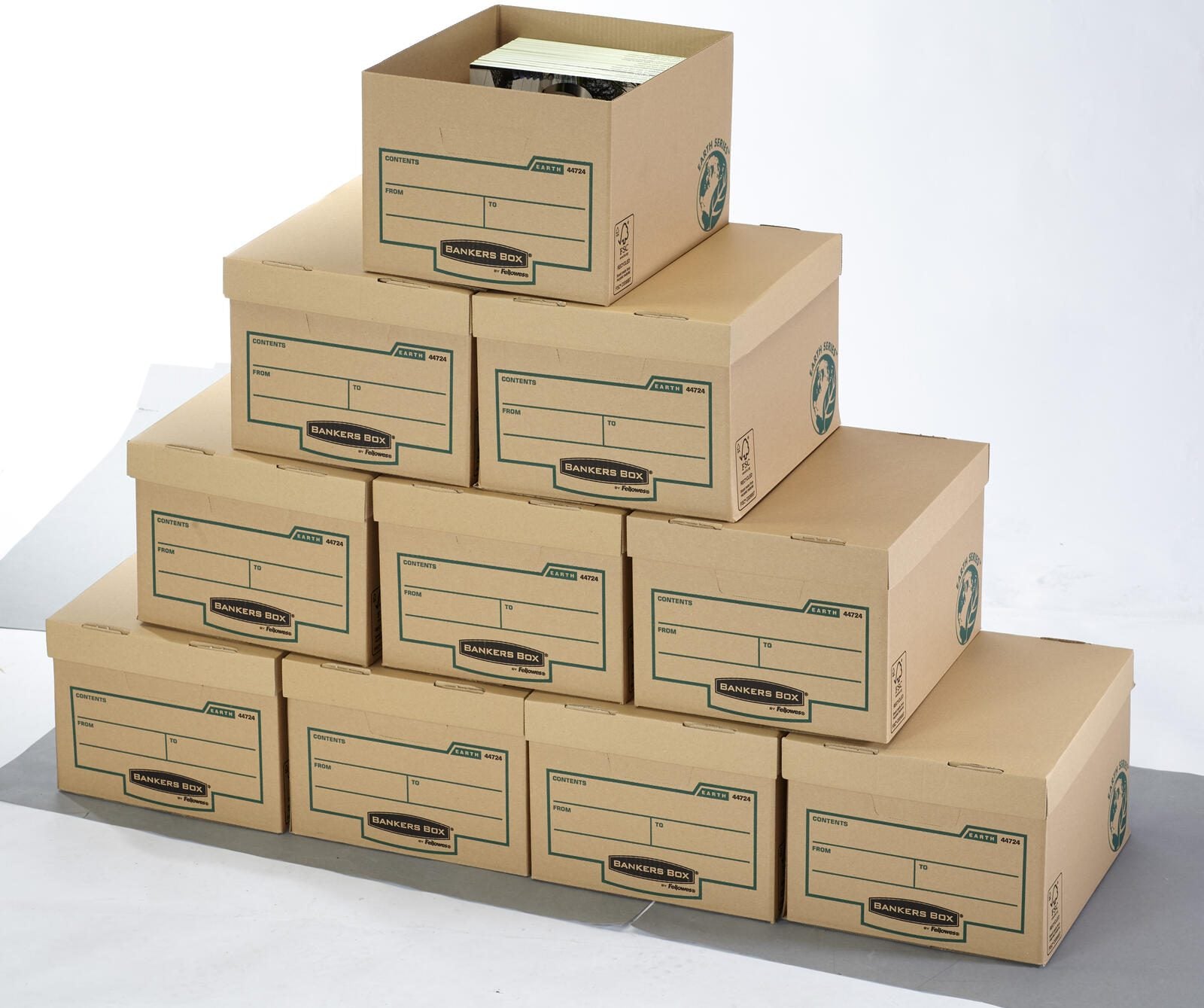 Bankers Box Archivboxen für Ordner 32,6 x 39,6 x 25,7 cm