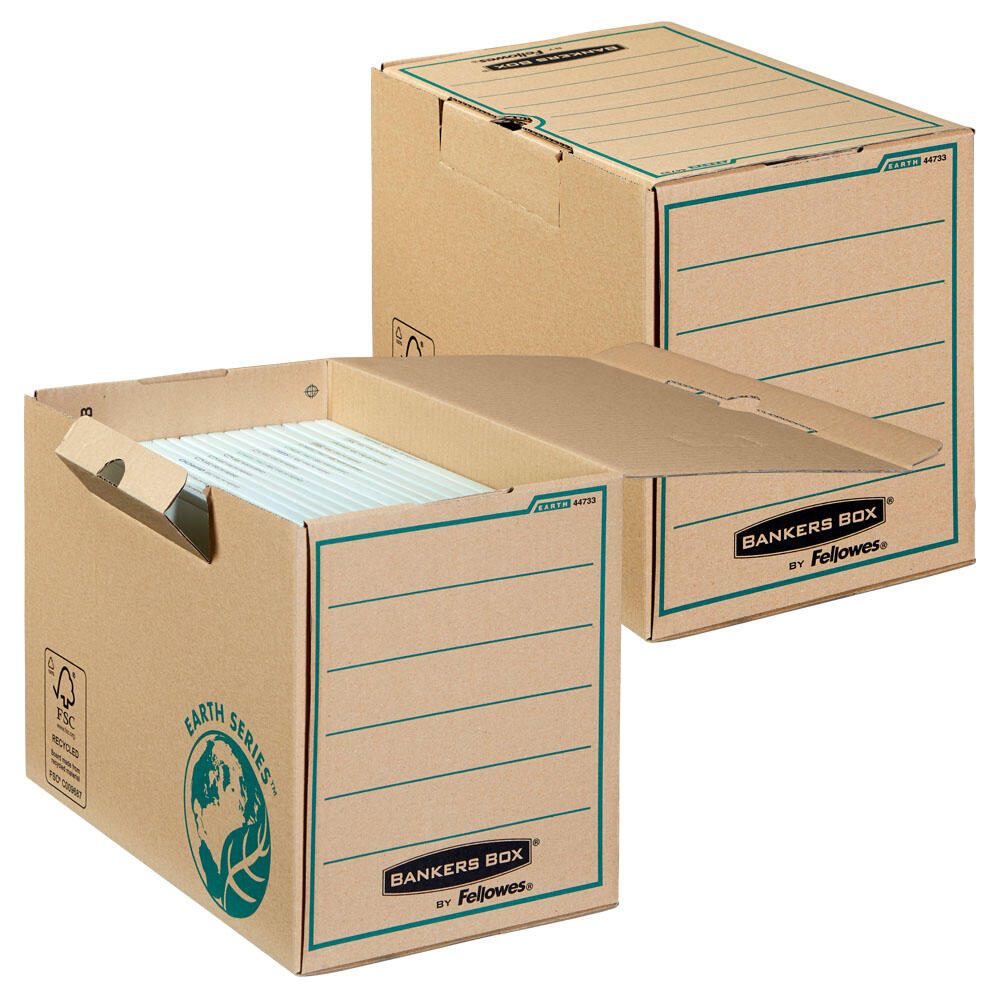 Bankers Box Archivboxen für lose Dokumente 20,0 x 35,0 x 26,0 cm