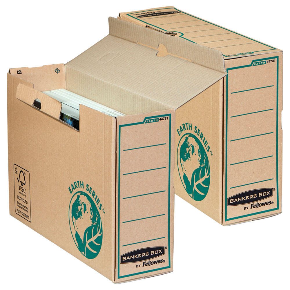 Bankers Box Archivboxen für lose Dokumente 10,0 x 35,0 x 26,0 cm
