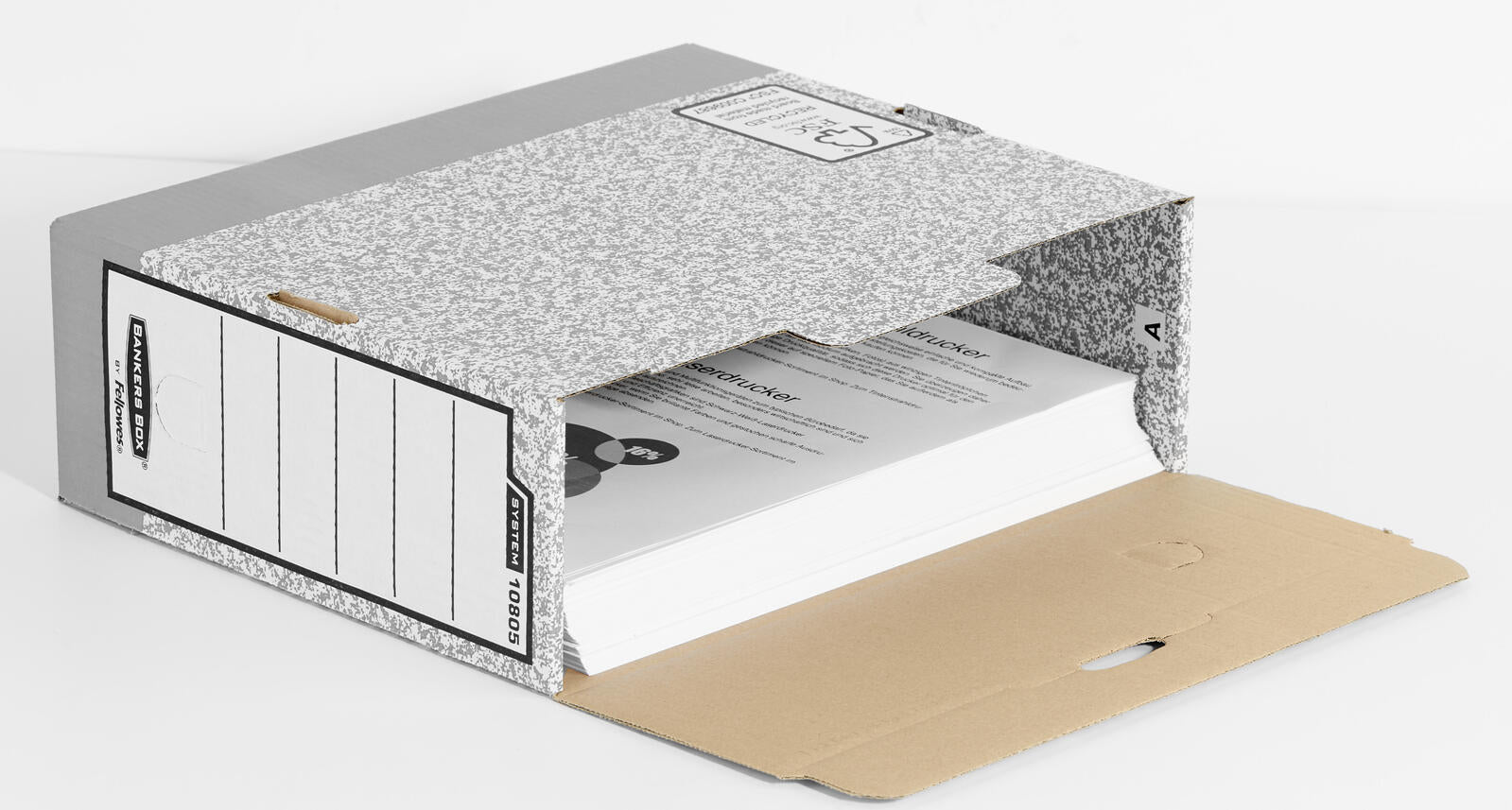 Bankers Box Archivboxen für Ordner 11,1 x 32,7 x 26,5 cm