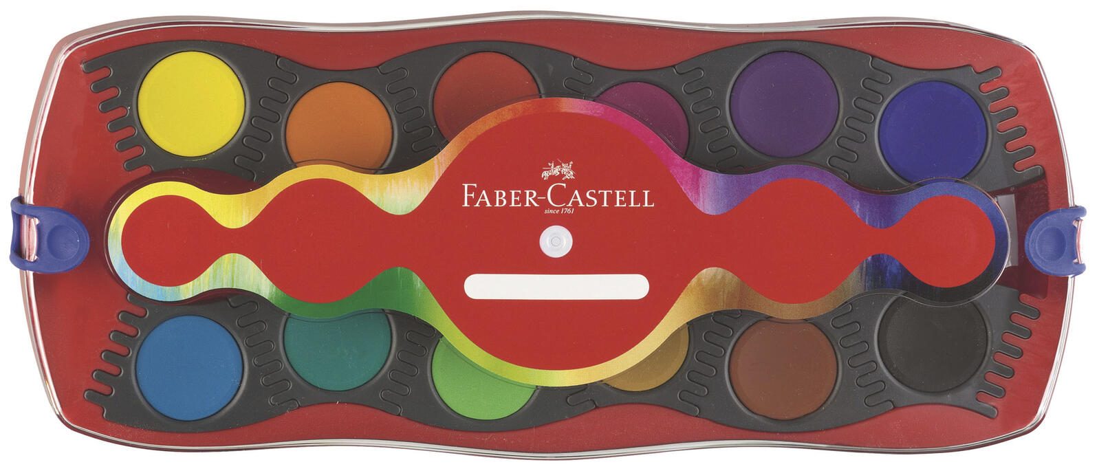 FABER-CASTELL Wasserfarbkasten 12 Farben