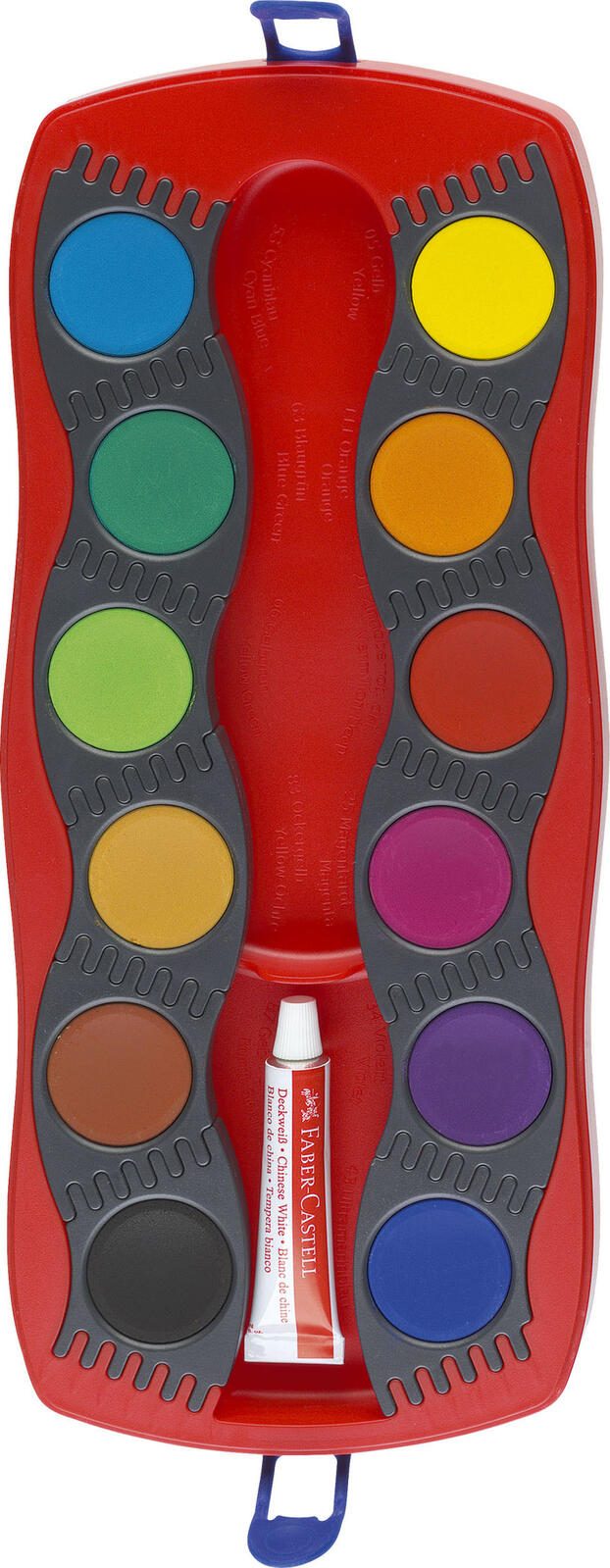 FABER-CASTELL Wasserfarbkasten 12 Farben