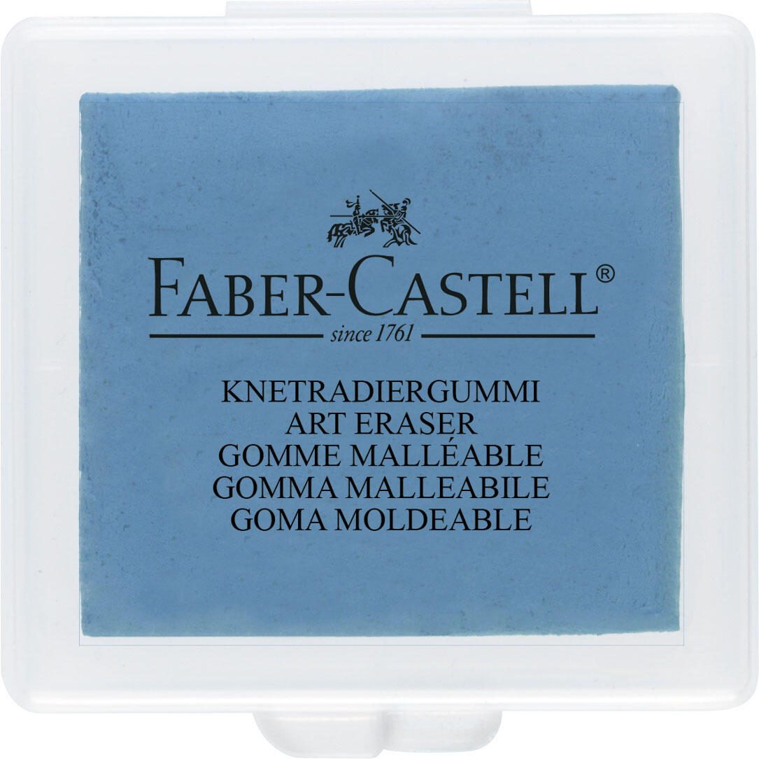 FABER-CASTELL Knetgummi gelb, rot oder blau