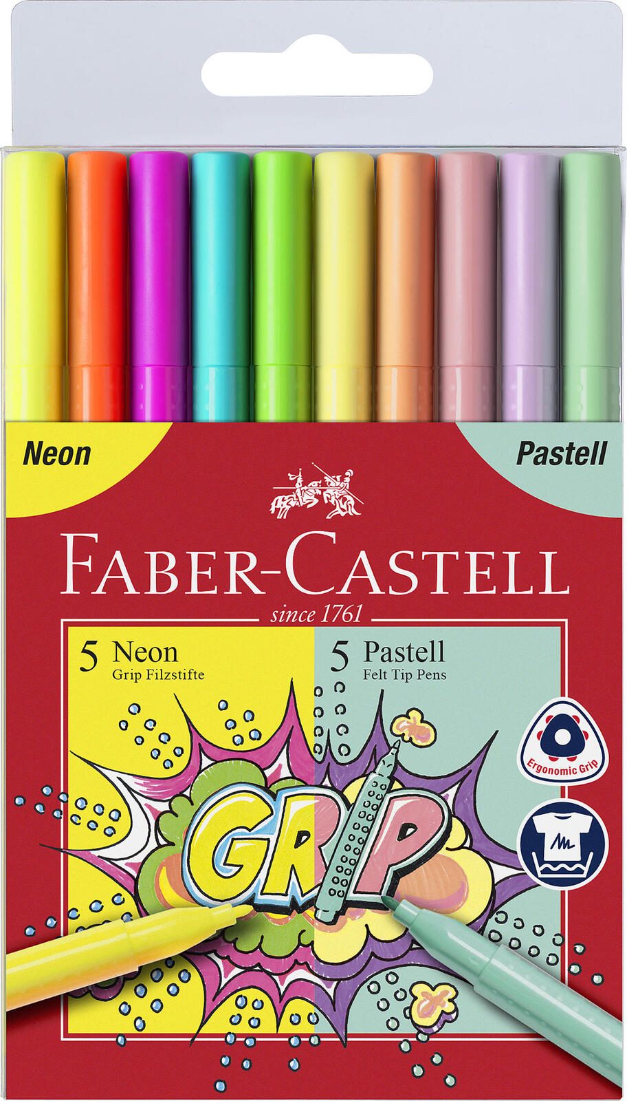 FABER-CASTELL Filzstifte Mehrfarbig 3.0 mm