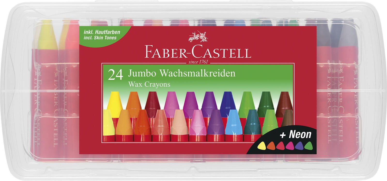 FABER-CASTELL Wachsmalstifte 24St.