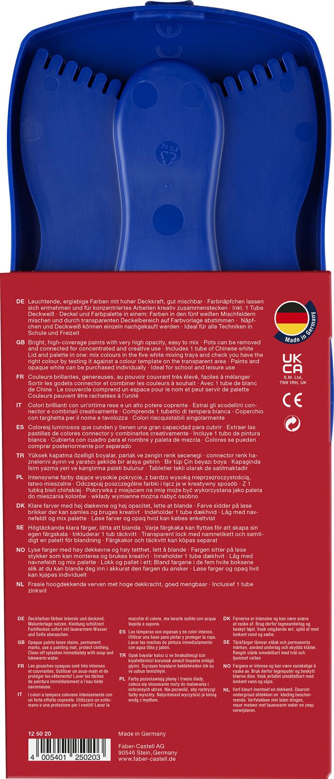 FABER-CASTELL Wasserfarbkasten 24 Farben