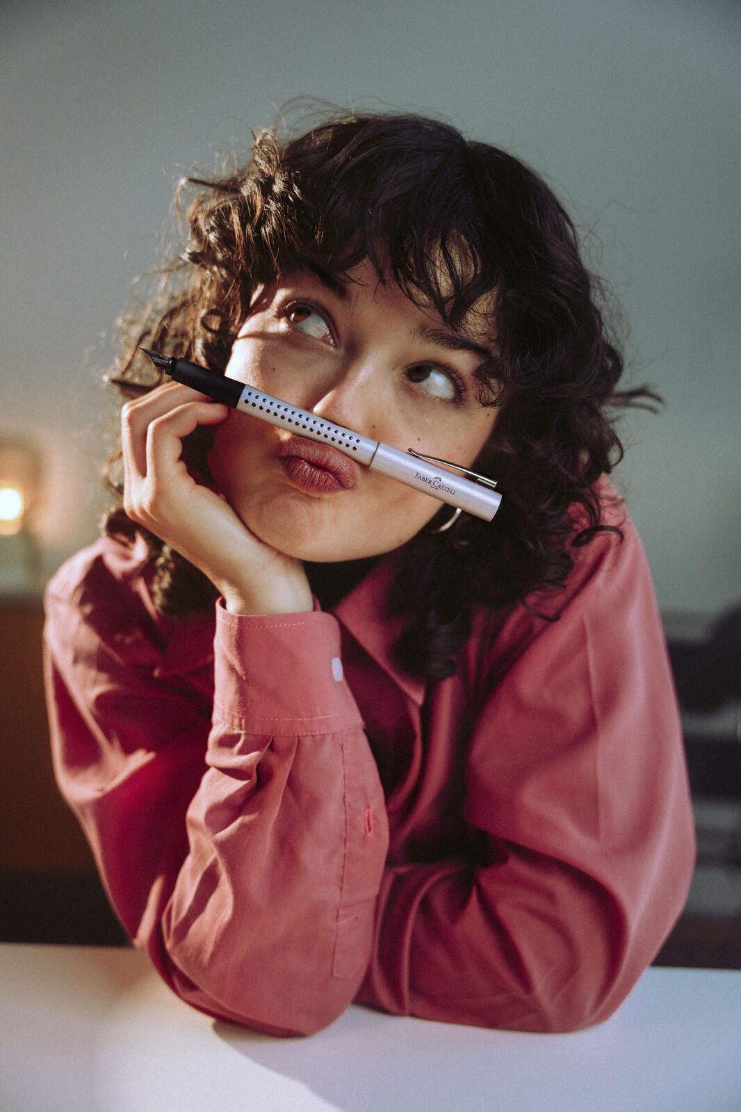 FABER-CASTELL Patronenfüller silber