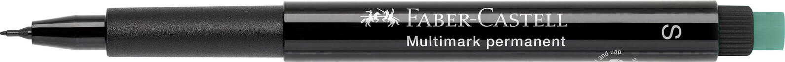 FABER-CASTELL Multimark S permanent Folienstift 0.4 mm Schwarz