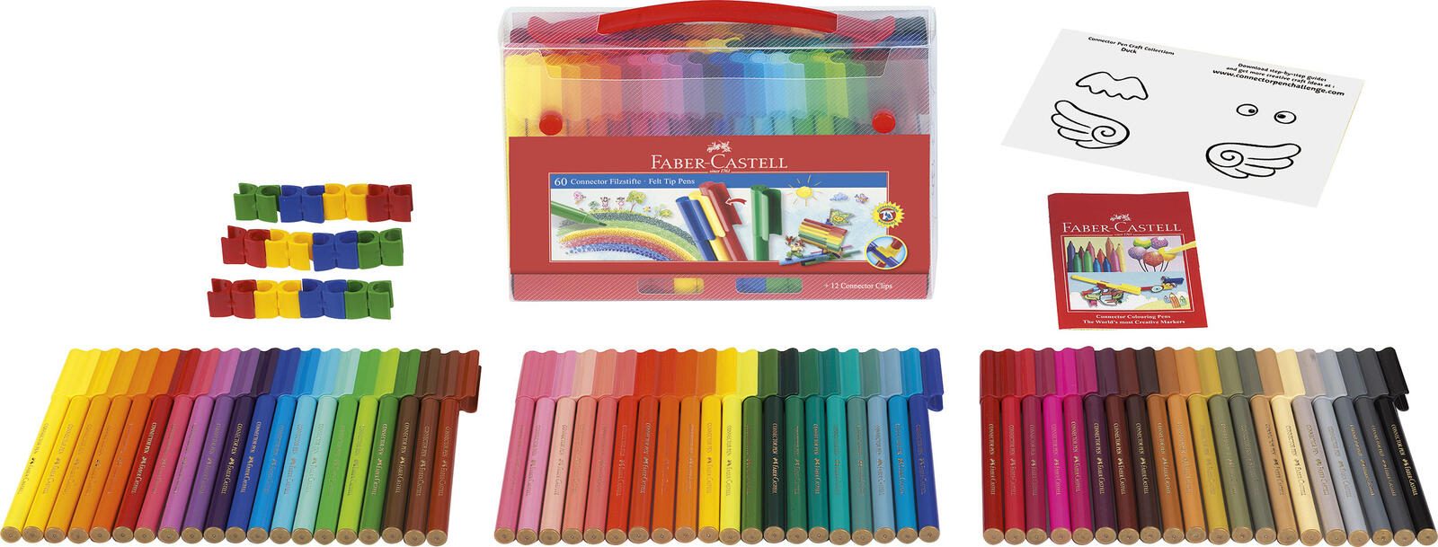 FABER-CASTELL Filzstifte Mehrfarbig 3.0 mm