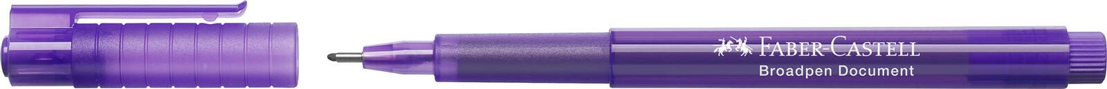 FABER-CASTELL Broadpen Fineliner 0.8 mm Lila
