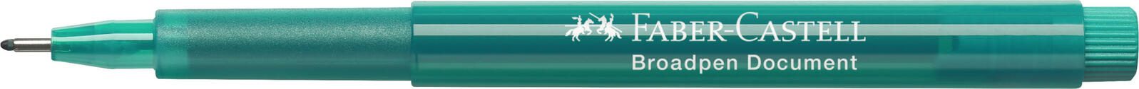 FABER-CASTELL Broadpen Fineliner 0.8 mm Grün