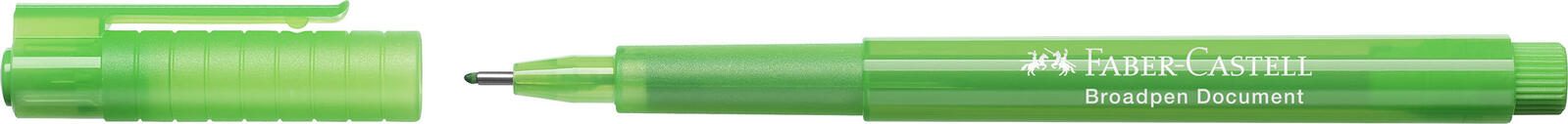 FABER-CASTELL Broadpen Fineliner 0.8 mm Grün