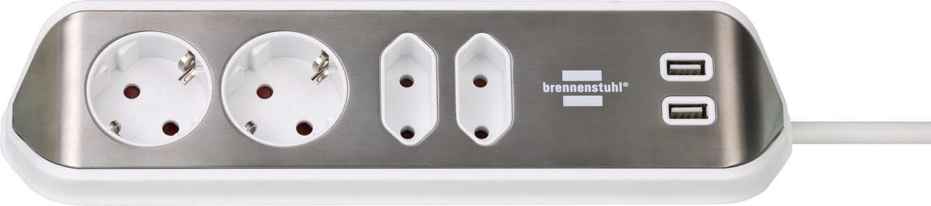 brennenstuhl Steckdosenleiste 2 m