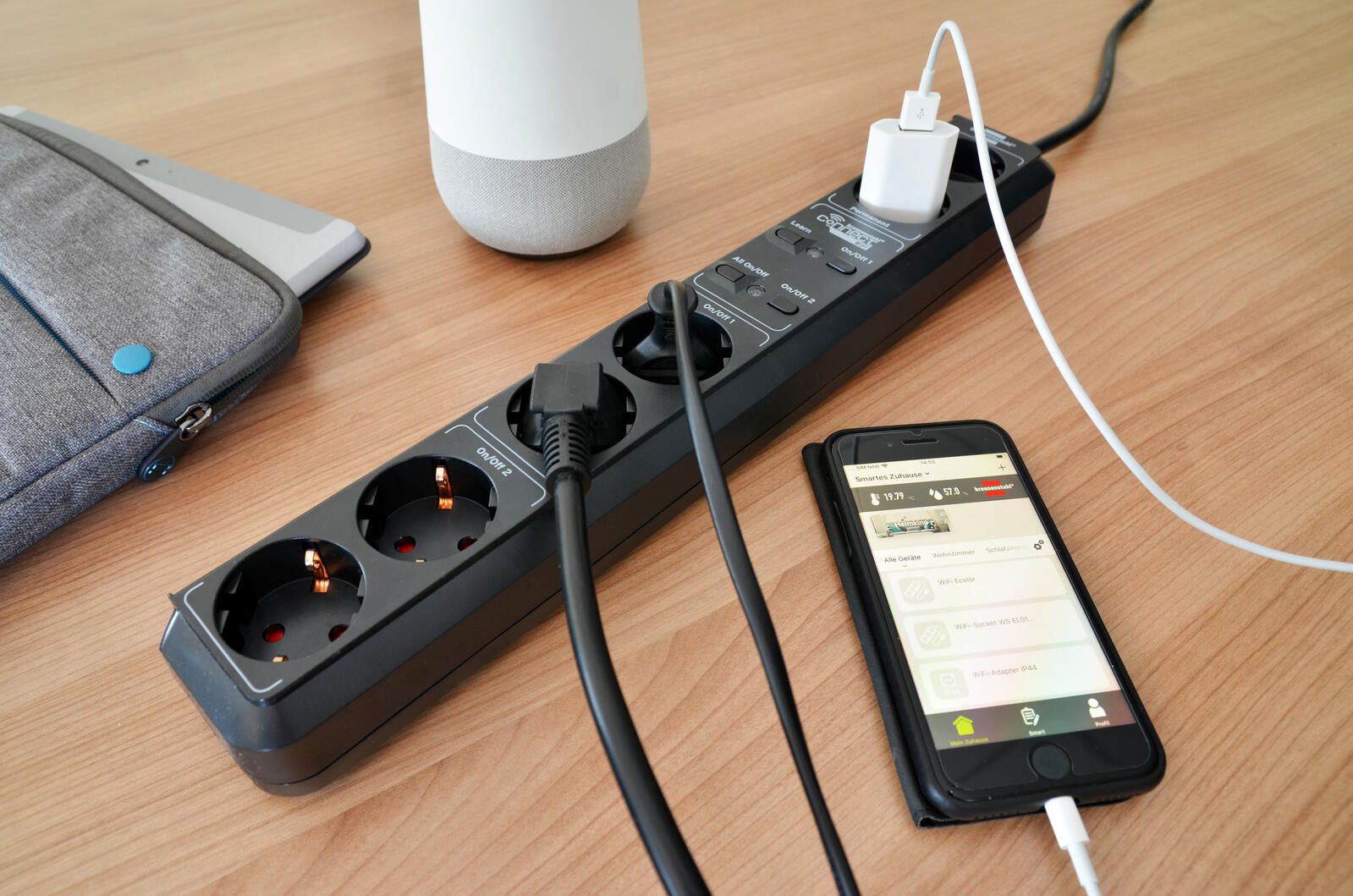 brennenstuhl WLAN-Steckdosenleiste Connect Eco-Line 6-fach