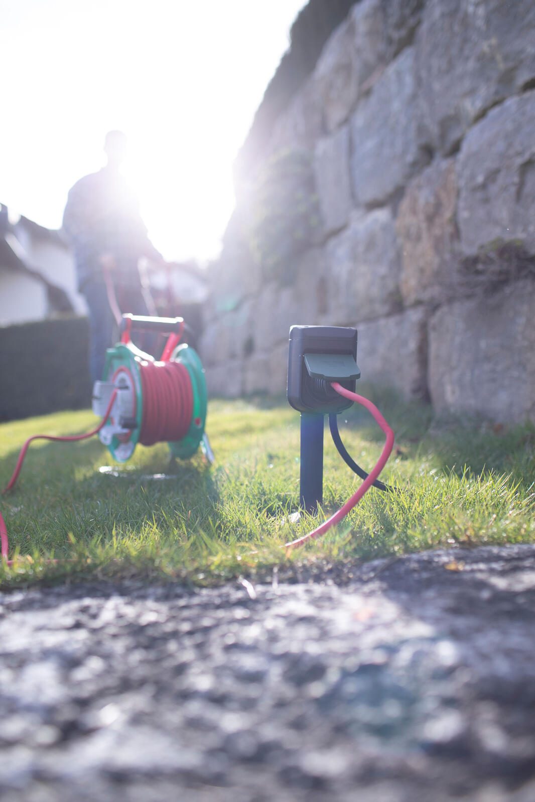 brennenstuhl WLAN-Steckdosen Connect 2-fach 10 m Erdspieß