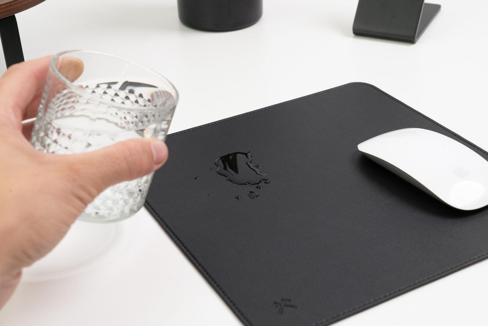 WOODCESSORIES Mousepad schwarz