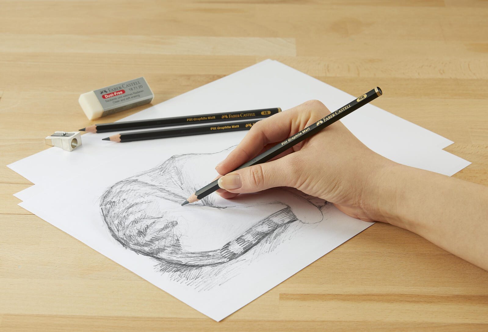 FABER-CASTELL Bleistift-Set Pitt Graphite