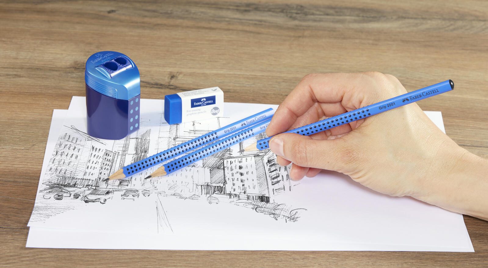 FABER-CASTELL Bleistift-Set GRIP 2001