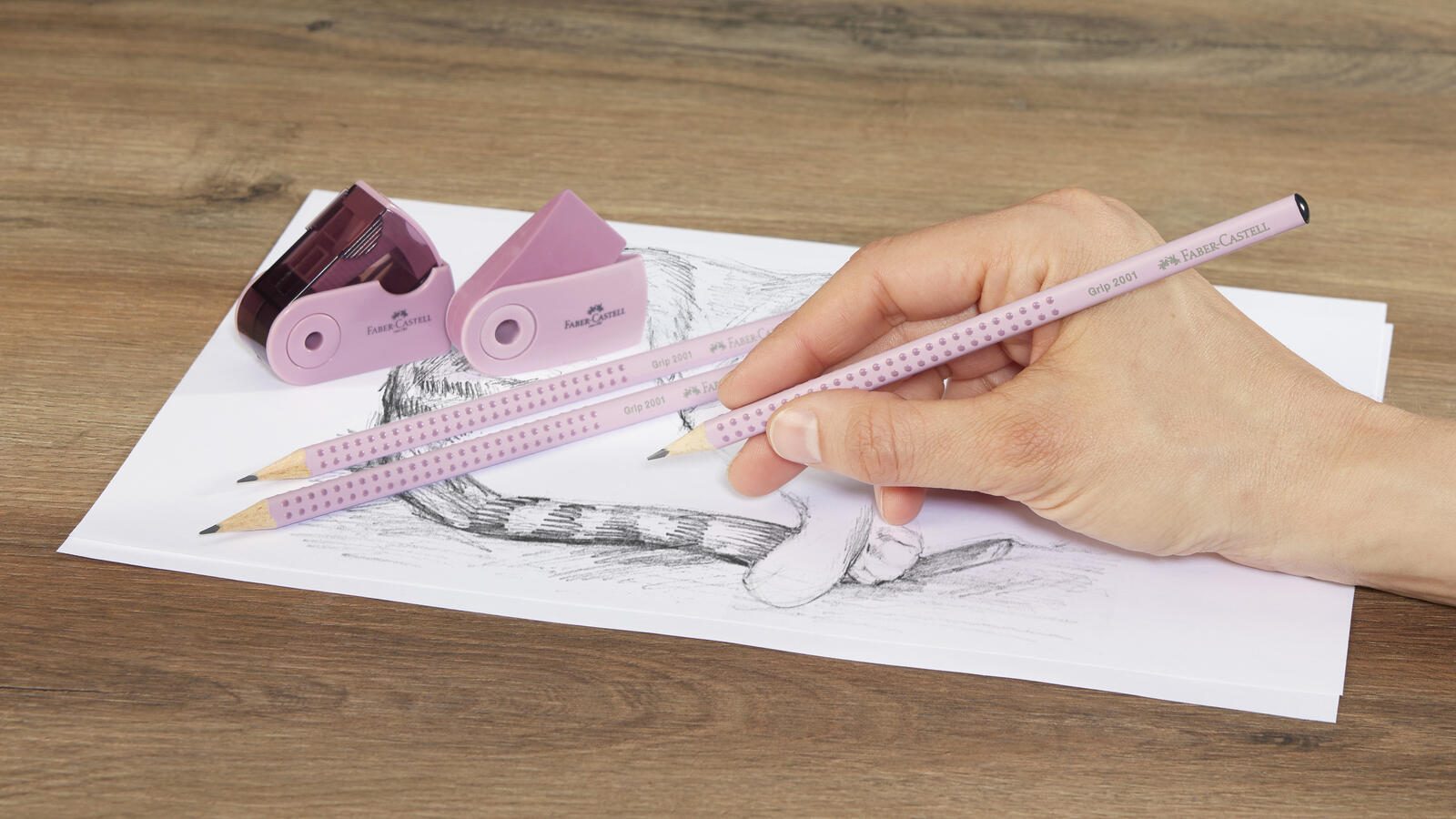 FABER-CASTELL Bleistift-Set GRIP 2001
