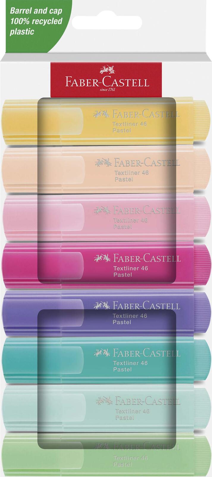 FABER-CASTELL TL 46 Pastell Textmarker Mehrfarbig