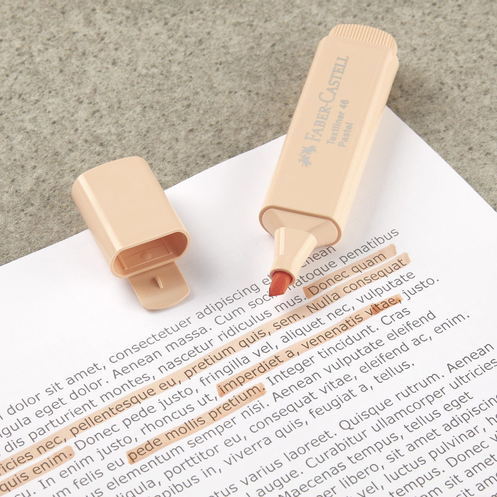FABER-CASTELL TL 46 Pastell Textmarker Mehrfarbig