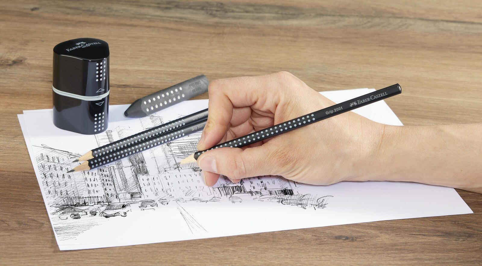 FABER-CASTELL Bleistift-Set GRIP 2001