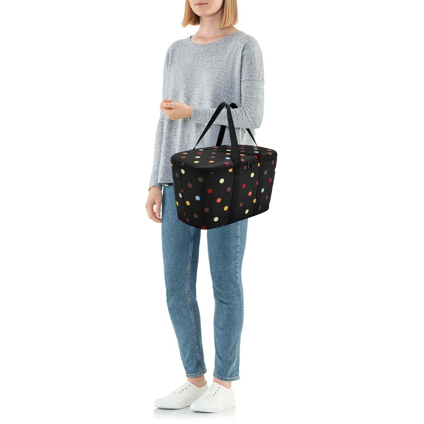 reisenthel® Kühltasche coolerbag 44,5 x 25,0 x 24,5 cm schwarz/bunt bedruckt 20,0 l