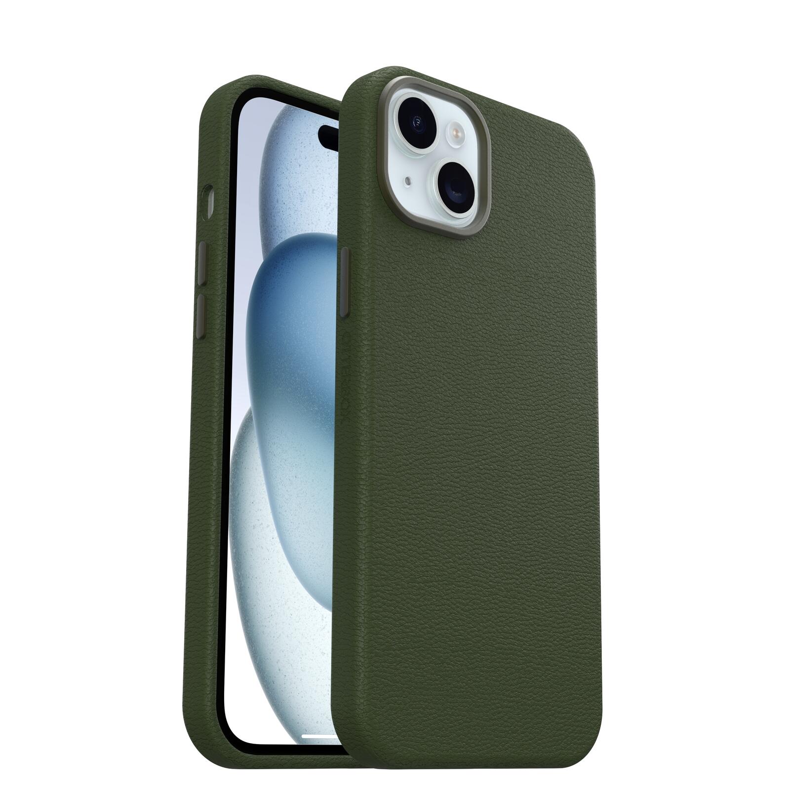 OtterBox Symmetry Cactus Leather Apple iPhone 15 Plus Cactus Groove - green