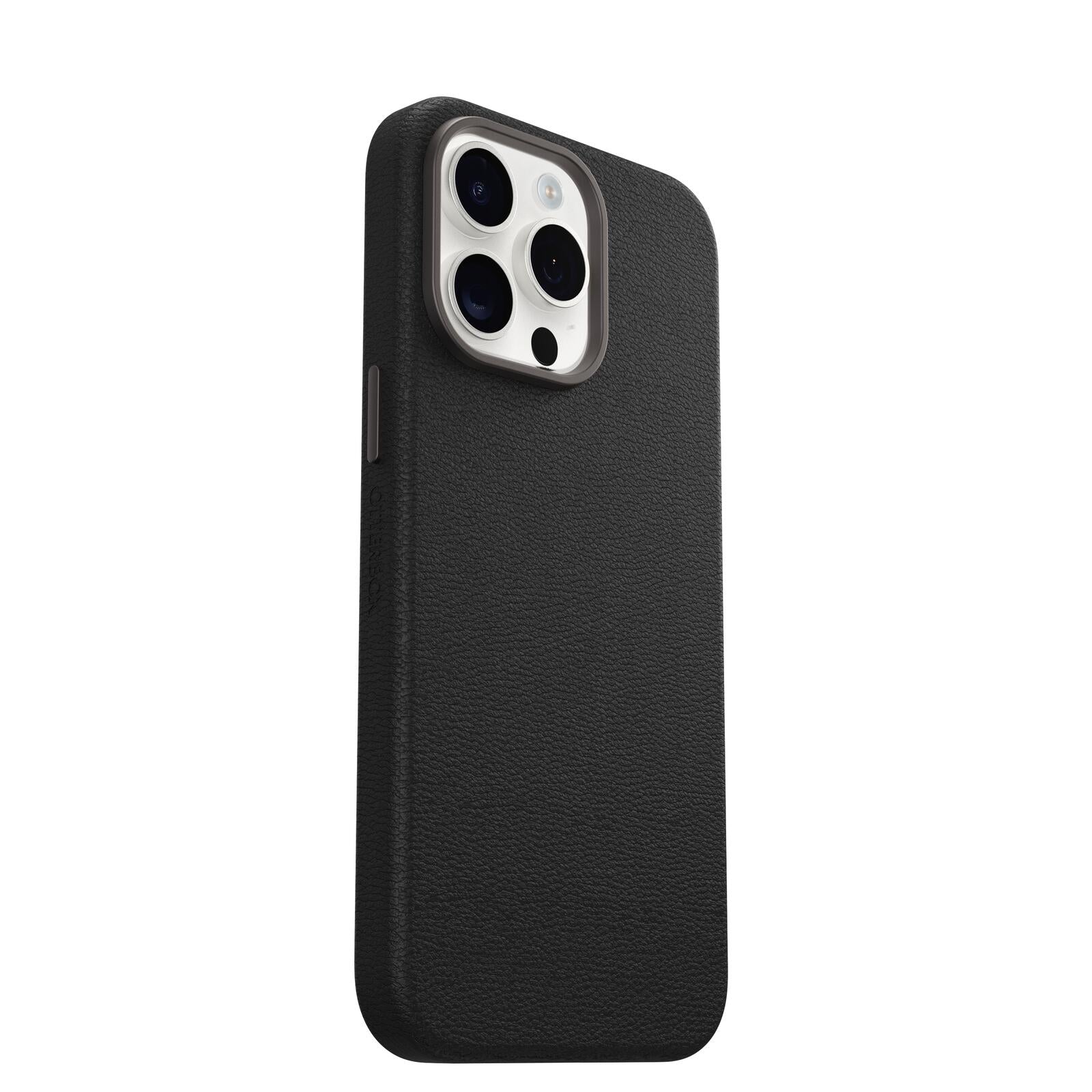 OtterBox Symmetry Cactus Leather Apple 15 iPhone Pro Max Noir Ash - black