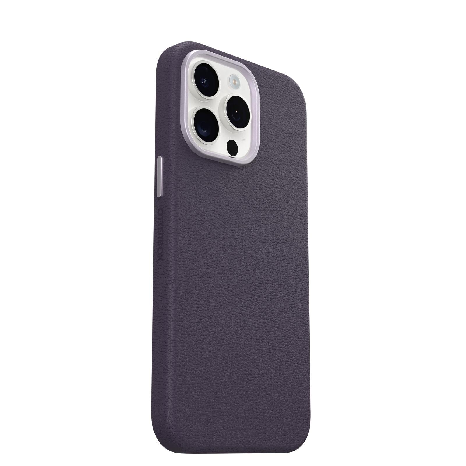 OtterBox Symmetry Cactus Leather Apple 15 iPhone Pro Max Plum Luxe - purple