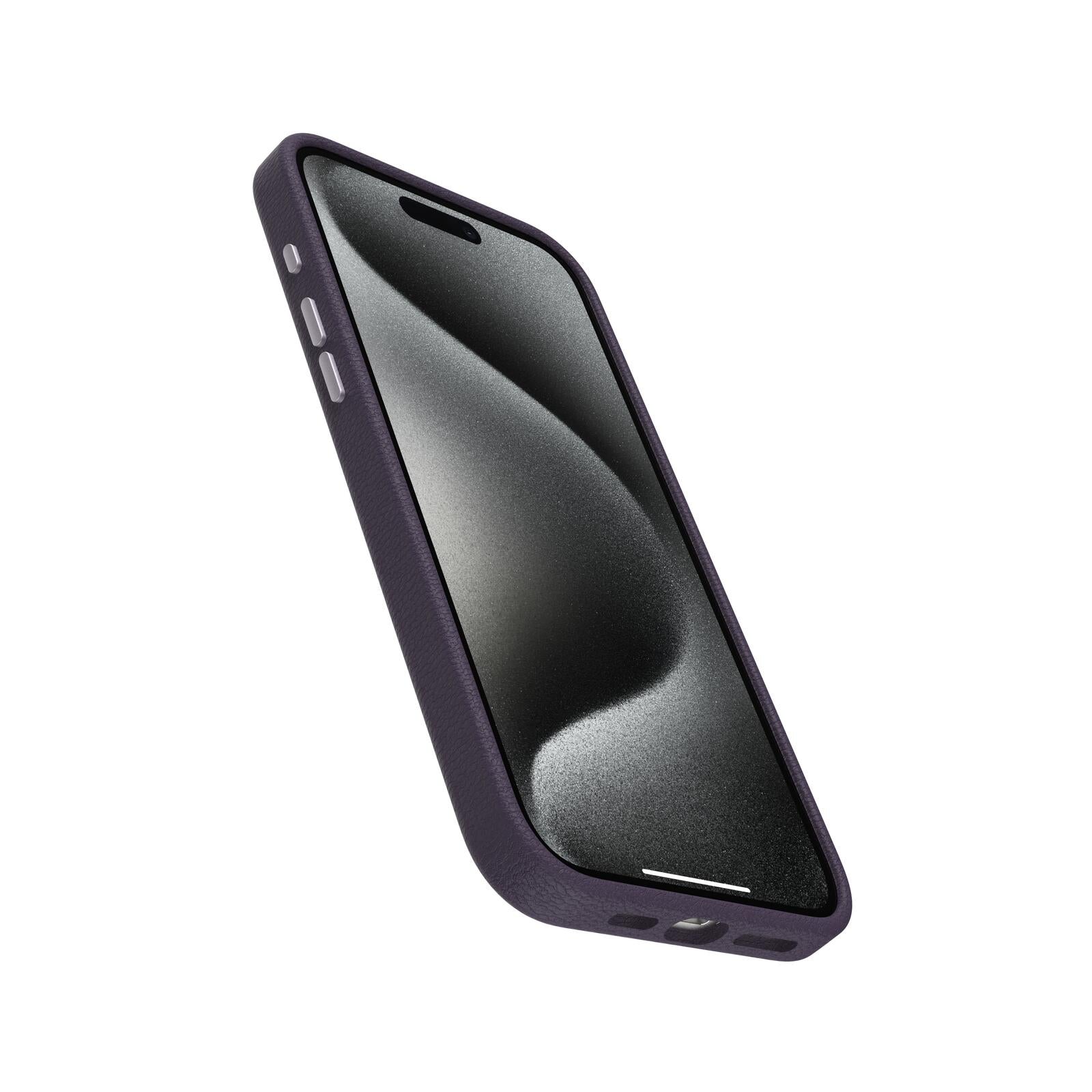 OtterBox Symmetry Cactus Leather Apple 15 iPhone Pro Max Plum Luxe - purple