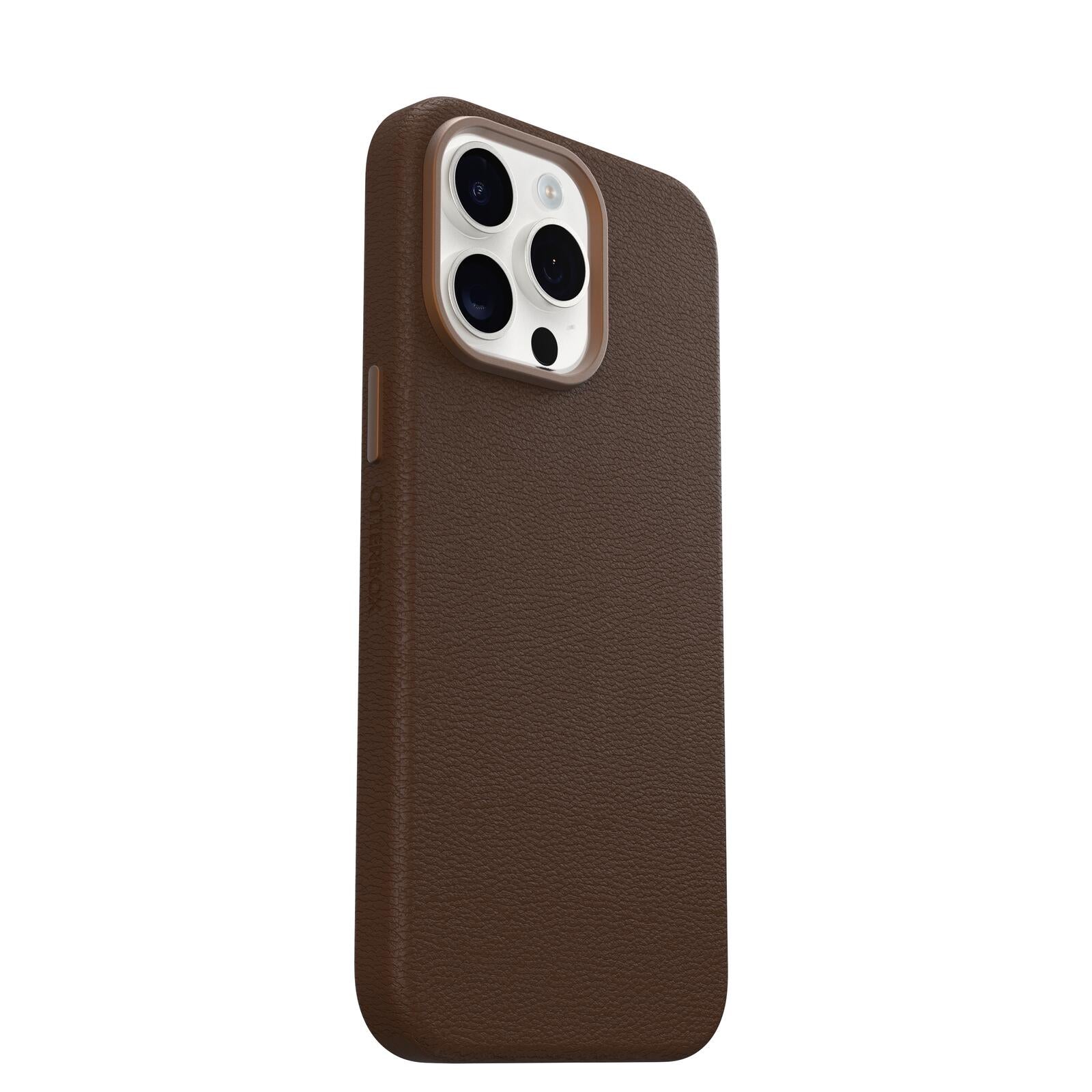 OtterBox Symmetry Cactus Leather Apple 15 iPhone Pro Max Rich Adobe - brown