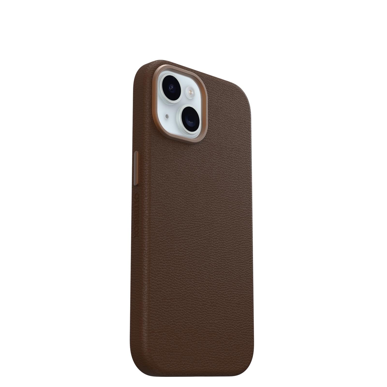 OtterBox Symmetry Cactus Leather Apple iPhone 15 Rich Adobe - brown