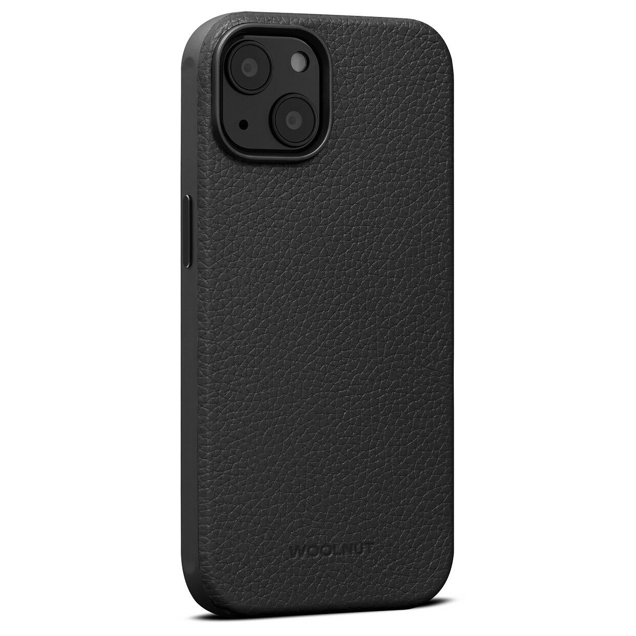 B-WARE Woolnut Ledercase für iPhone 14, schwarz