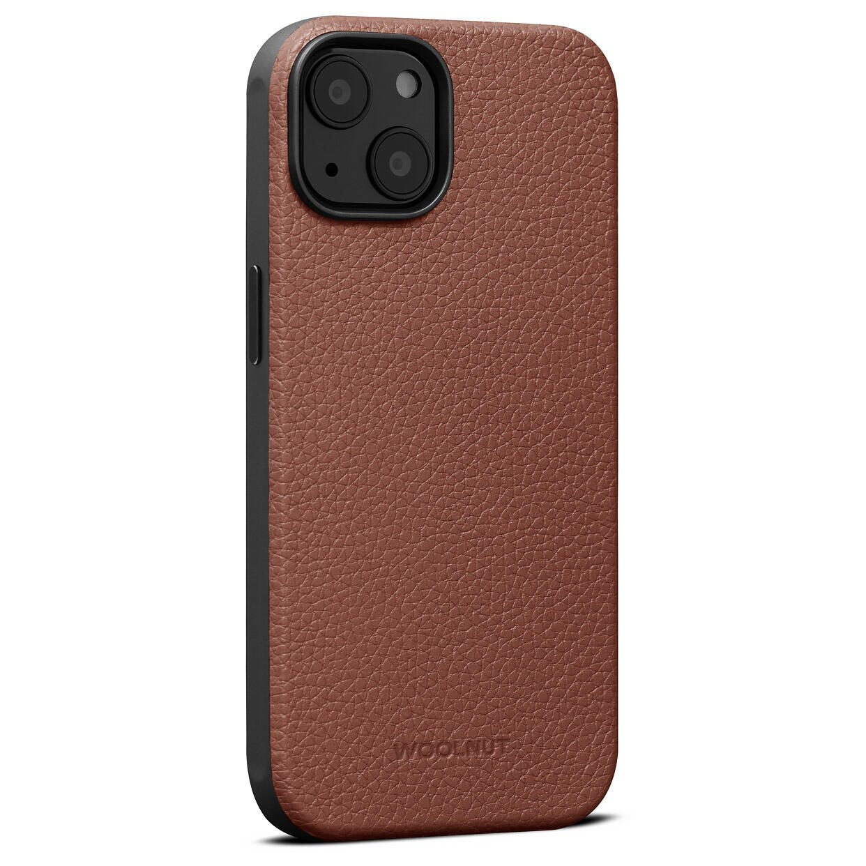 Woolnut Ledercase für iPhone 14, cognac