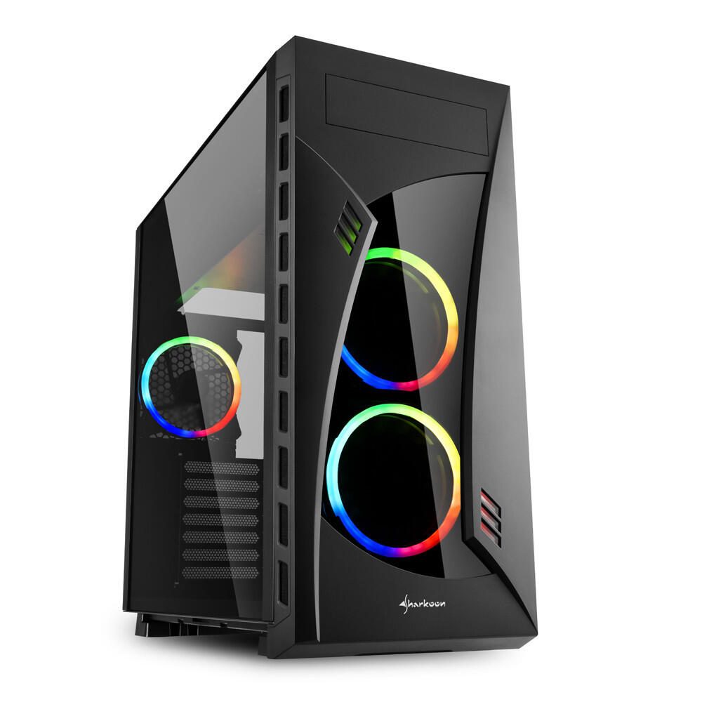 Sharkoon PC Gehäuse NIGHT SHARK ARGB ATX schwarz