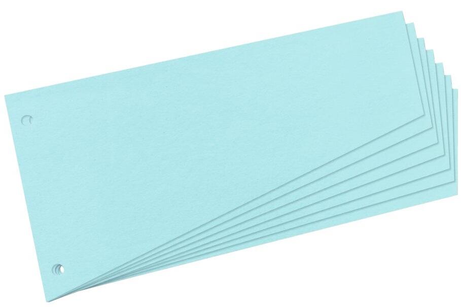 herlitz Trennstreifen Trapez - blau - 100 Stück