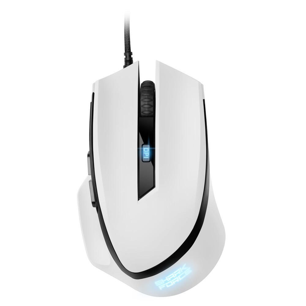 Sharkoon SHARK Force II Gaming-Maus weiß