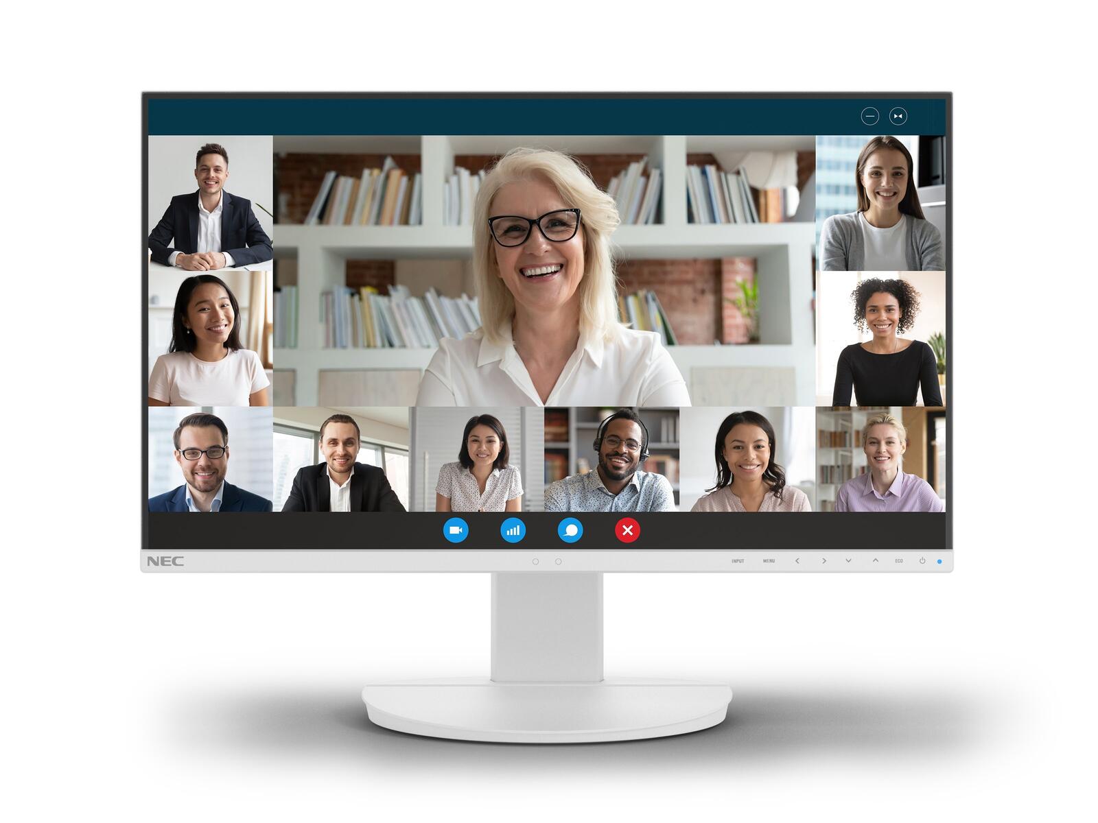 NEC Monitor MultiSync EA272F-WH LED-Display 68 cm (27') weiß