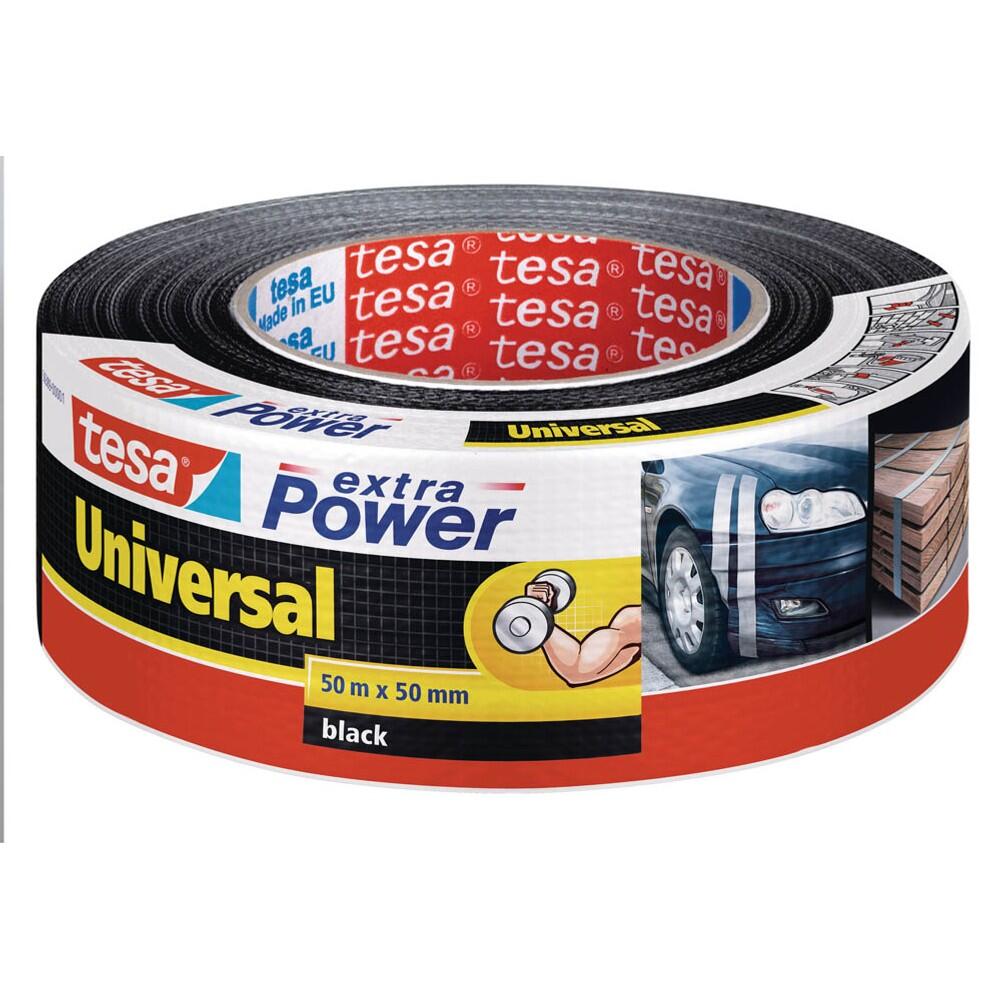 tesa Gewebebänder extra Power Universal 50 mm x 50 m schwarz