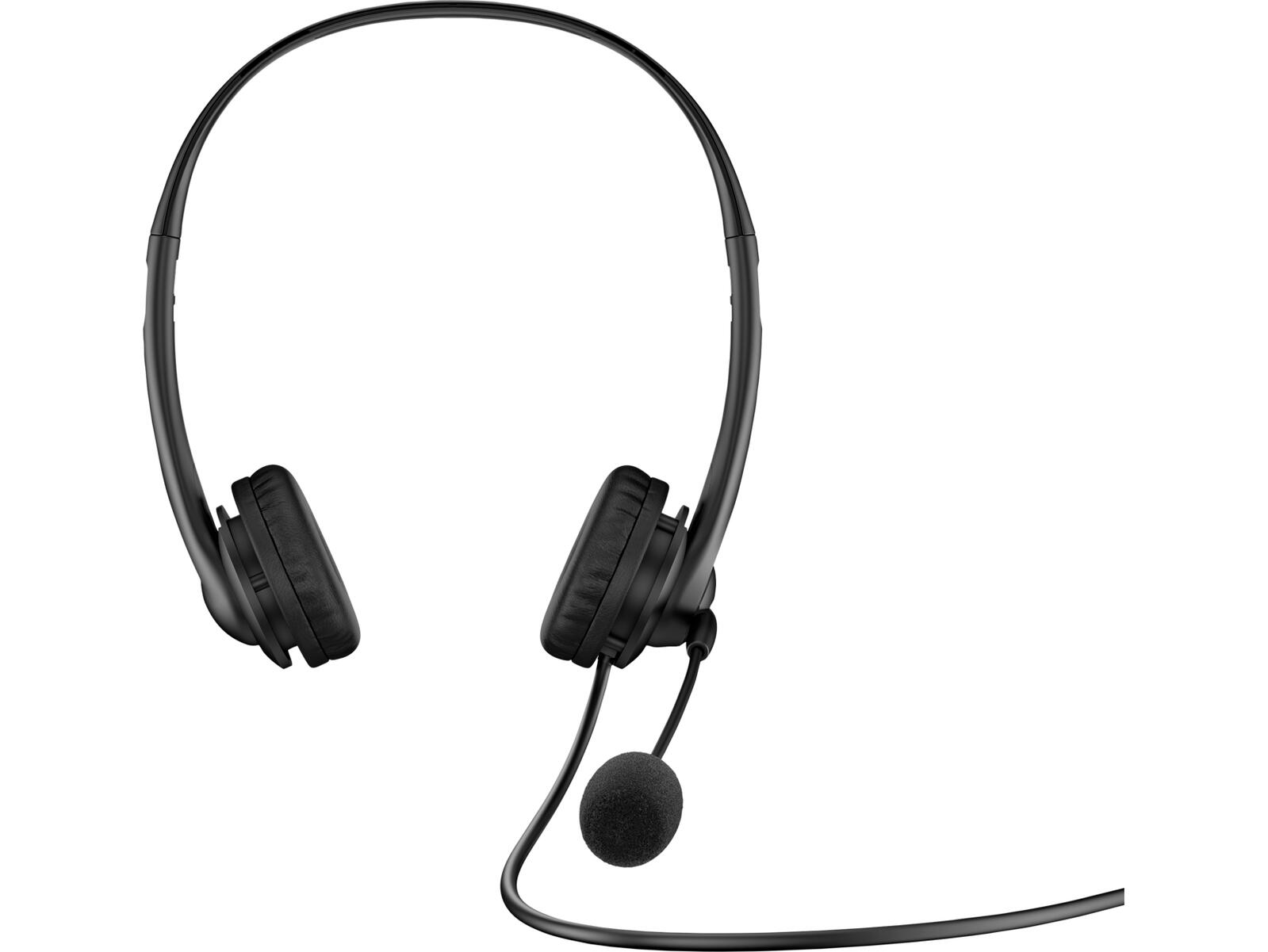 HP G2 kabelgebundenes Stereo-Headset USB-A-Anschluss schwarz