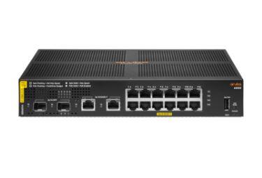 HPE Networking CX6000 Switch 12-Port 1GBase-T 2-Port 1G SFP 139W Klasse 4 PoE rackmountfähig