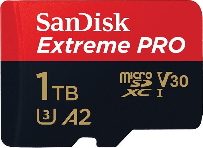 SanDisk Extreme® PRO microSDXC Speicherkarte 1TB mit SD-Adapter